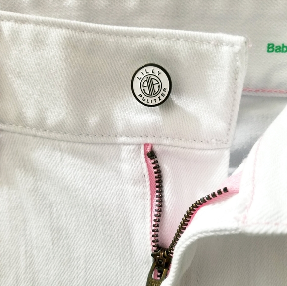 Lilly Pulitzer Resort White Babe Bootcut Jeans 4 - Picture 4 of 15